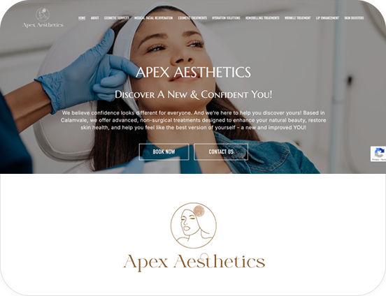 Apex Aesthetics — website built and grown by Digital Movement