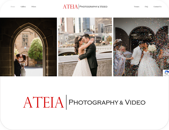 Ateia Photography — website built and grown by Digital Movement