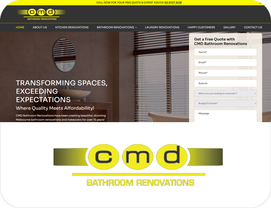 CMD Plumbing — website built and grown by Digital Movement