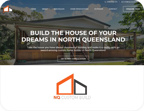 NQ Custom Build — website built and grown by Digital Movement